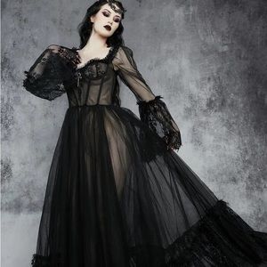 Widow Dance With Death Gothic Dress